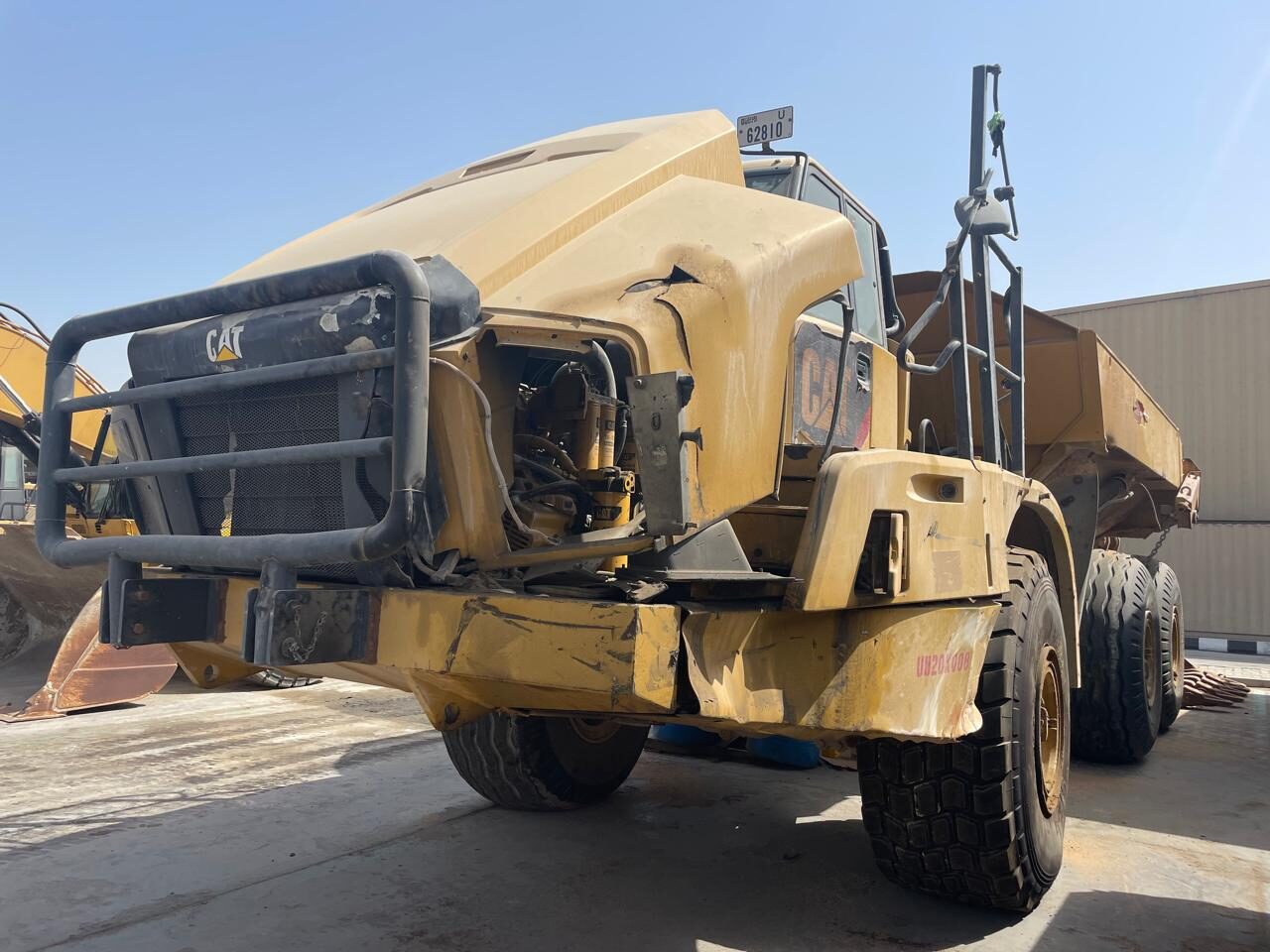 Articulated dump truck